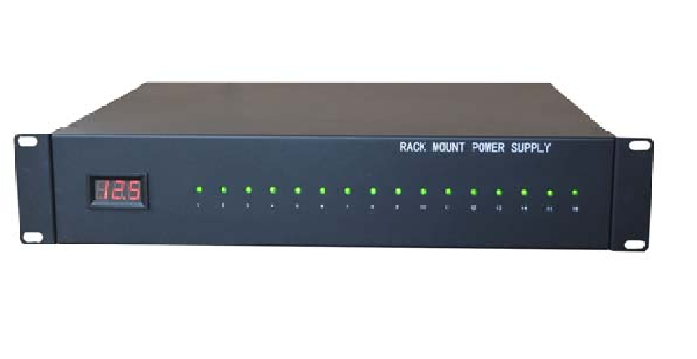 PS-AC2486T3-2U 型 19” 標(biāo)準(zhǔn) 2U 機(jī)架式綜合電源 AC24V 8A×6、DC12V 5A×3、DC24V 5A×3