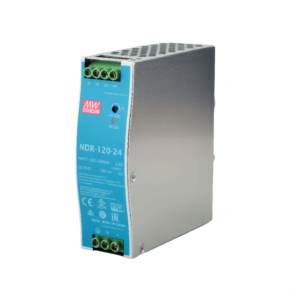 NDR-120-12  120W 工業(yè)用 DIN 導(dǎo)軌型單組輸出電源供應(yīng)器