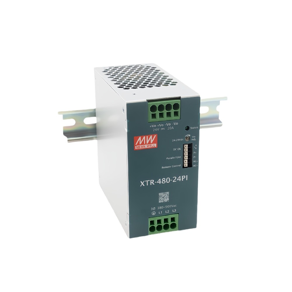 XTR-480-12  24V電源怎么安裝導軌