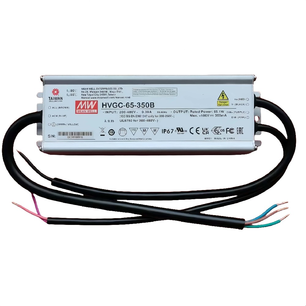 HVGC-65-350 恒流型 LED 驅(qū)動器