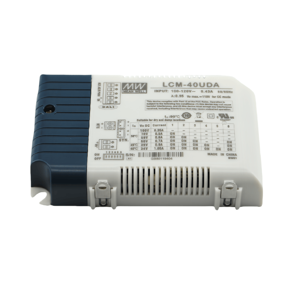 明緯LCM-40UDA   35W 多級(jí)輸出恒流型 LED 驅(qū)動(dòng)器