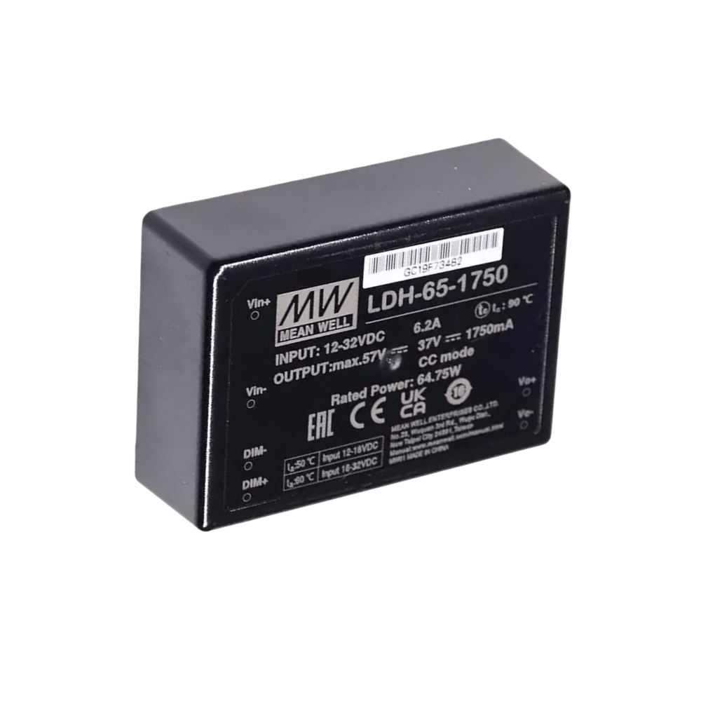 LDH-65-1750  直流轉(zhuǎn)直流升壓式恒流 LED 驅(qū)動(dòng)電源