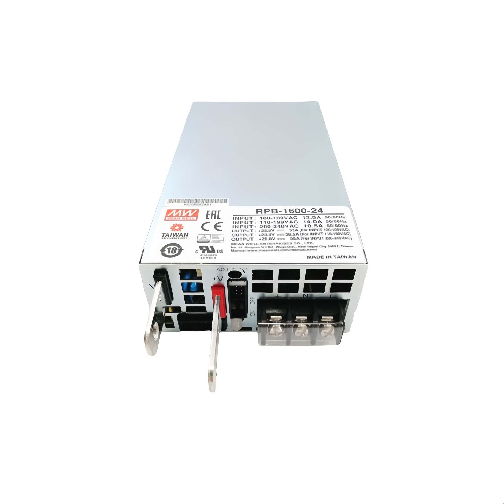 RCB-1600-48：額定 48V，默認(rèn)快充 57.6V / 浮充 55.2V，恒流 27.5A