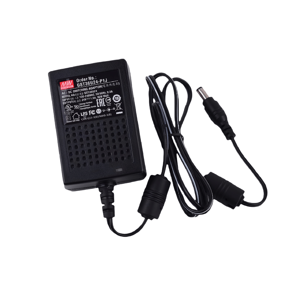 GST36U48-P1J   36W 壁掛式 AC-DC 綠色工業(yè)用適配器