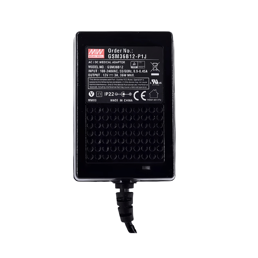 GSM36B07-P1J   桌上型單組輸出綠色環(huán)保醫(yī)療用適配器